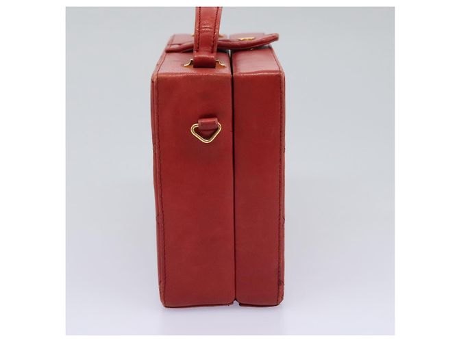CHANEL Borsa Matelassé in Pelle di Agnello 2way Rossa CC Auth 115600V Rosso - vista 4