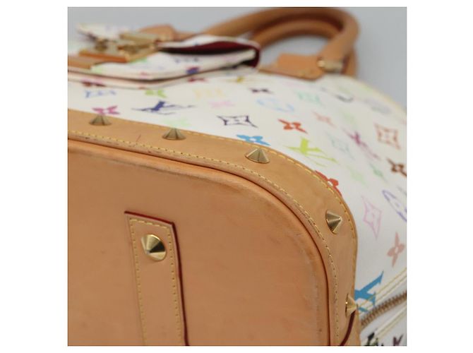 LOUIS VUITTON Handtasche Alma GM Monogram Multicolor Weiß M40441 LV Auth 105944V - Ansicht 14