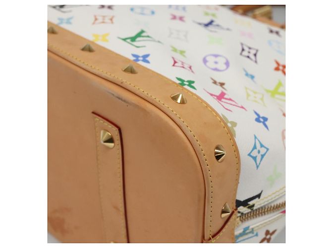 LOUIS VUITTON Handtasche Alma GM Monogram Multicolor Weiß M40441 LV Auth 105944V - Ansicht 16