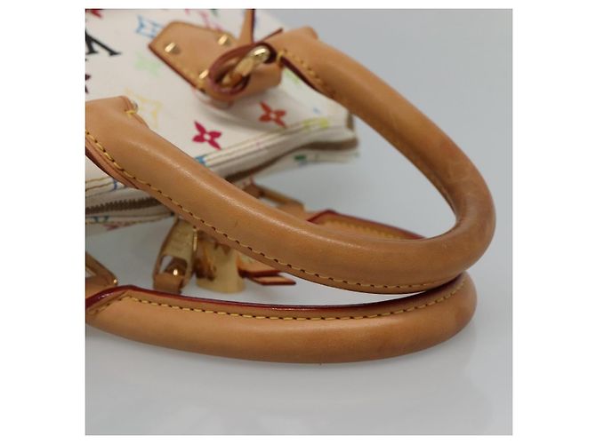 LOUIS VUITTON Handtasche Alma GM Monogram Multicolor Weiß M40441 LV Auth 105944V - Ansicht 7