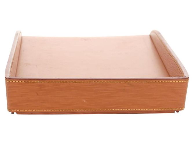LOUIS VUITTON Astuccio per Documenti Clutch Bag Zipangu Oro LV Auth ep11199V - vista 2
