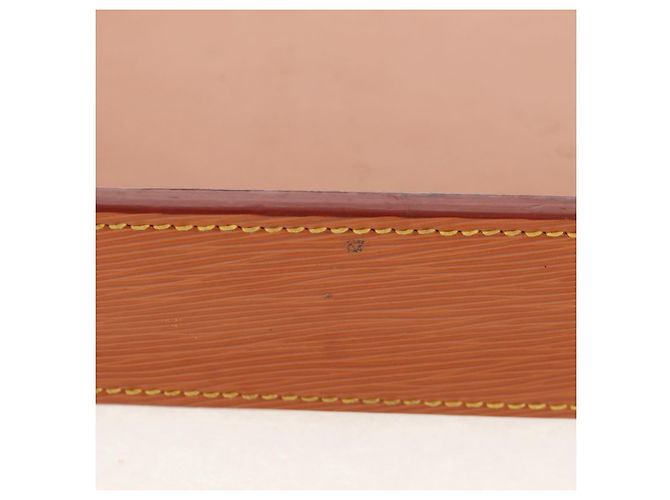 LOUIS VUITTON Astuccio per Documenti Clutch Bag Zipangu Oro LV Auth ep11199V - vista 20