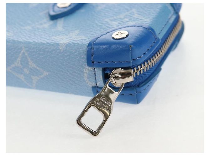 Portafoglio Soft Trunk Clouds Louis Vuitton Blu M45440 LV Auth 144891SAM - vista 18
