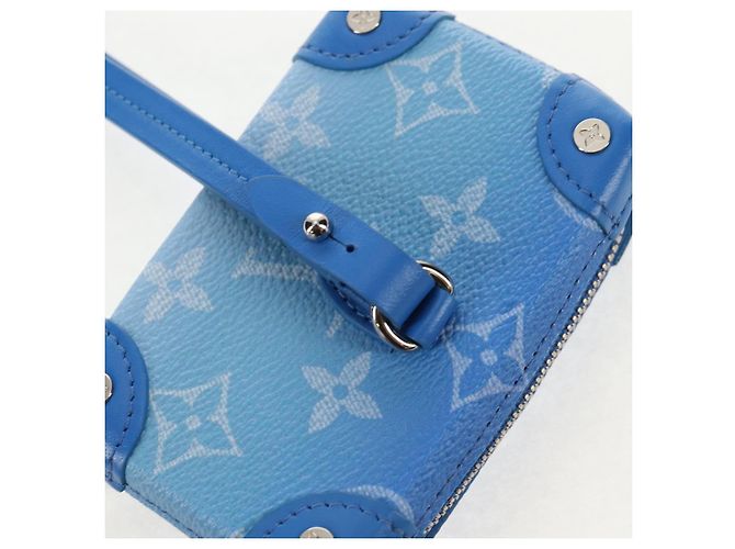 Portafoglio Soft Trunk Clouds Louis Vuitton Blu M45440 LV Auth 144891SAM - vista 19