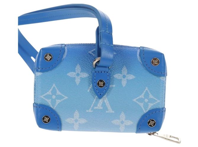Portafoglio Soft Trunk Clouds Louis Vuitton Blu M45440 LV Auth 144891SAM - vista 2