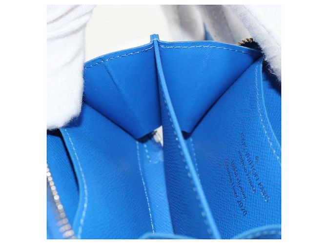 Portafoglio Soft Trunk Clouds Louis Vuitton Blu M45440 LV Auth 144891SAM - vista 23