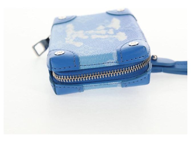 Portafoglio Soft Trunk Clouds Louis Vuitton Blu M45440 LV Auth 144891SAM - vista 4