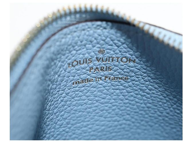 LOUIS VUITTON Pochette Trio Monogram Empreinte Rosa M80407 LV Auth 144344SAM Blu - vista 16