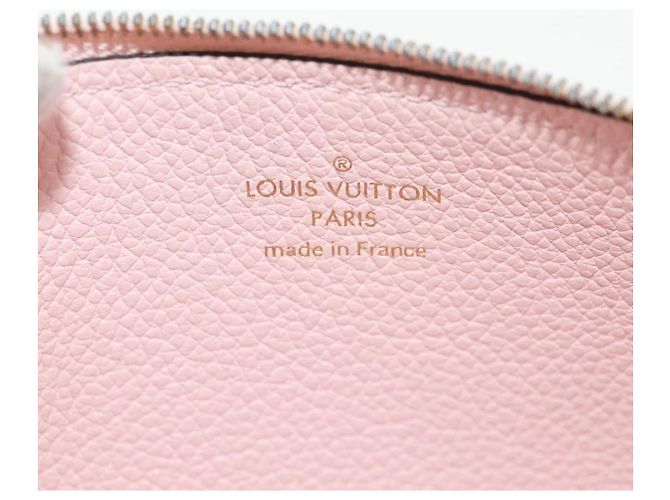 LOUIS VUITTON Pochette Trio Monogram Empreinte Rosa M80407 LV Auth 144344SAM Blu - vista 20