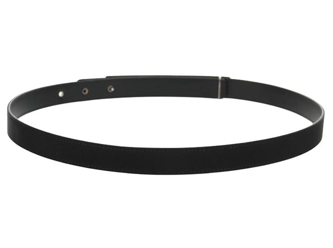 CHANEL Gürtel aus Leder 35,8"" schwarz CC Auth 144605SAM - Ansicht 2
