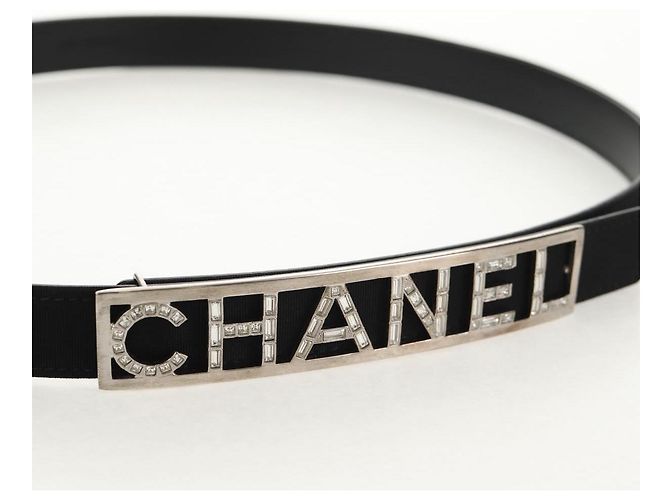 CHANEL Gürtel aus Leder 35,8"" schwarz CC Auth 144605SAM - Ansicht 5