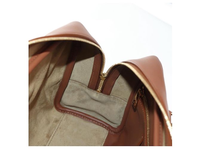 LOEWE Amazona 28 Borsa Anagramma Ripetuto Tela Pelle 2in1 Oro Marrone Auth 145249SAM D'oro - vista 25
