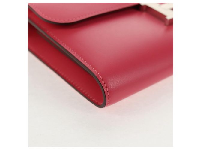 Hermès HERMES Lange Constance Geldbörse Leder Rosa Auth 141188SM Pink - Ansicht 14