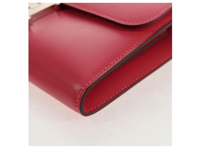 Hermès HERMES Lange Constance Geldbörse Leder Rosa Auth 141188SM Pink - Ansicht 15