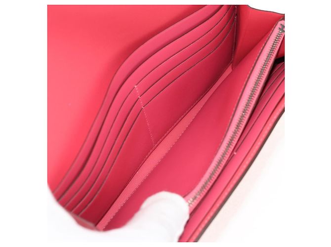Hermès HERMES Lange Constance Geldbörse Leder Rosa Auth 141188SM Pink - Ansicht 23