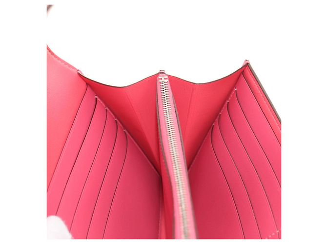 Hermès HERMES Lange Constance Geldbörse Leder Rosa Auth 141188SM Pink - Ansicht 25
