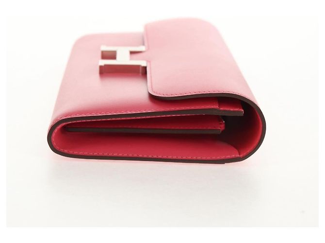 Hermès HERMES Lange Constance Geldbörse Leder Rosa Auth 141188SM Pink - Ansicht 4