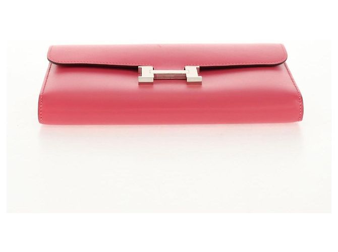 Hermès HERMES Lange Constance Geldbörse Leder Rosa Auth 141188SM Pink - Ansicht 6