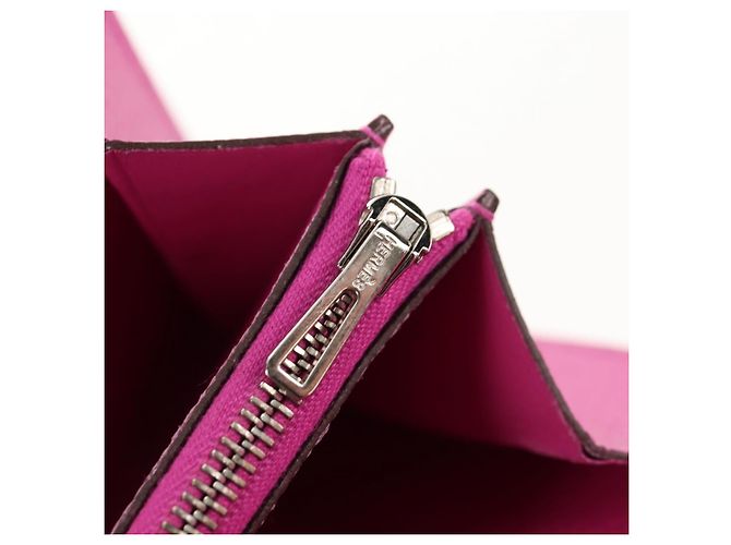 Hermès HERMES Kompakte Constance Geldbörse Leder Lila Rosa Auth 142362SAM - Ansicht 25