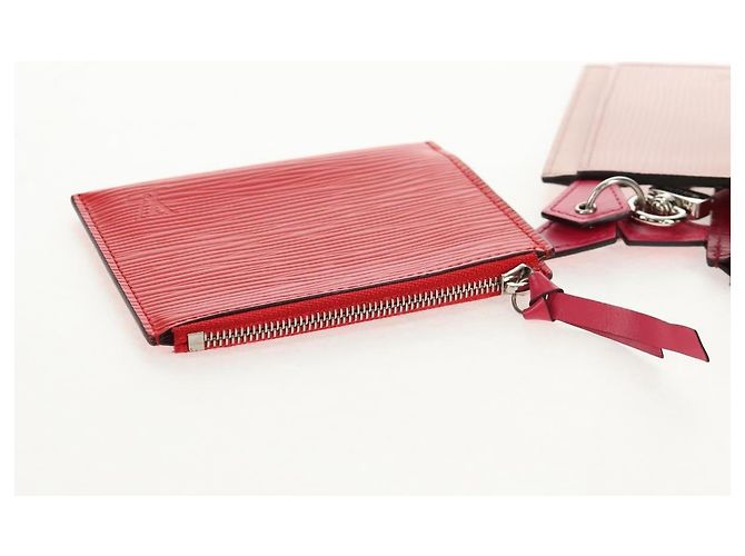 LOUIS VUITTON Epi Trio Pass Card Case Multicolor M62254 LV Auth 146539SAM Multiple colors - view 15