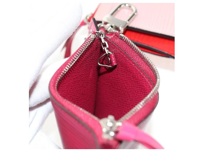 LOUIS VUITTON Epi Trio Pass Card Case Multicolor M62254 LV Auth 146539SAM Multiple colors - view 19
