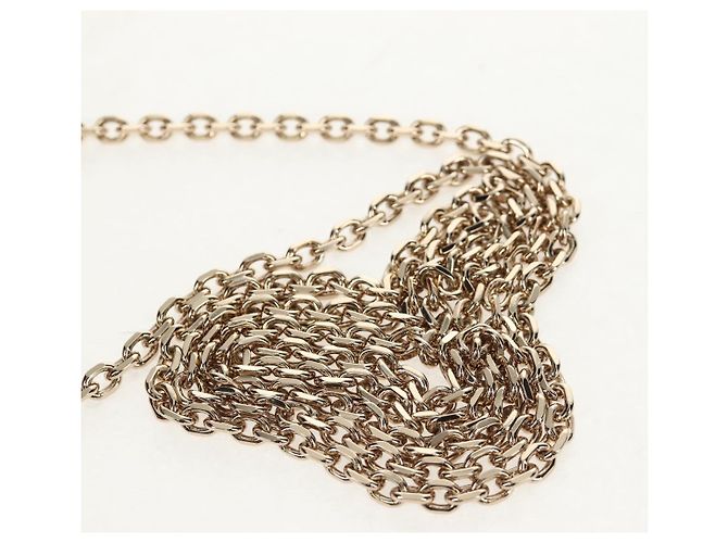 Pochette per telefono in pelle Christian Dior con catena 2 in 1 Rossa Oro Auth 147971SAM - vista 9