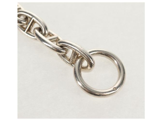 Hermès Bracciale HERMES Chaine D'Ancre GM Ag925 12 Link Argento Auth 140416SM - vista 7
