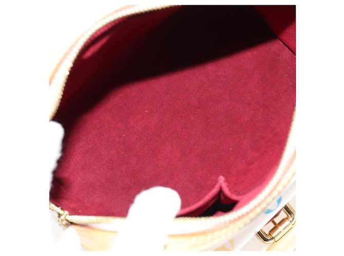 LOUIS VUITTON Handtasche Priscilla Monogramm Multicolor Weiß M40096 Auth 148523SAM - Ansicht 10