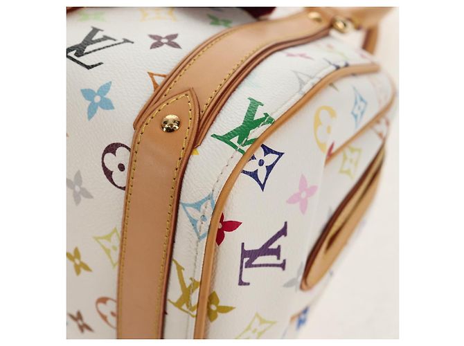 LOUIS VUITTON Handtasche Priscilla Monogramm Multicolor Weiß M40096 Auth 148523SAM - Ansicht 14