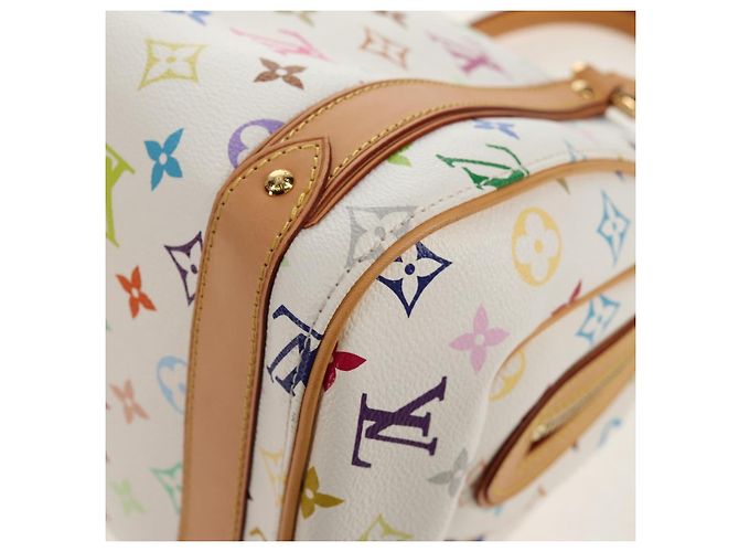 LOUIS VUITTON Handtasche Priscilla Monogramm Multicolor Weiß M40096 Auth 148523SAM - Ansicht 16