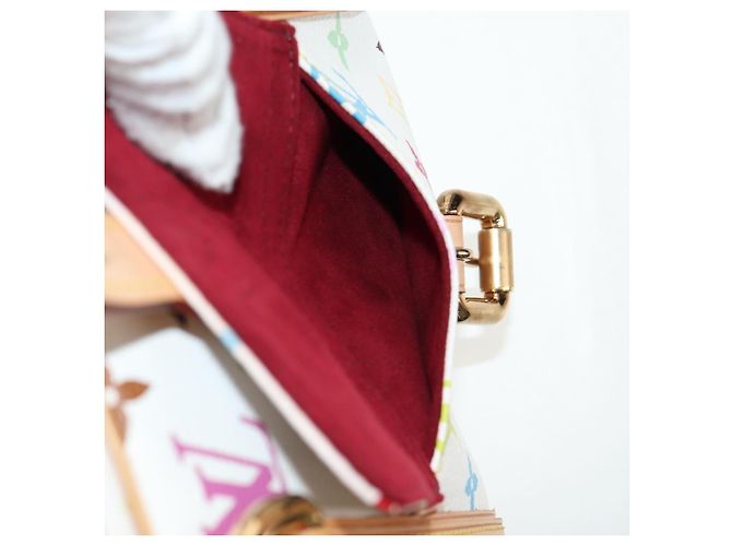 LOUIS VUITTON Handtasche Priscilla Monogramm Multicolor Weiß M40096 Auth 148523SAM - Ansicht 19