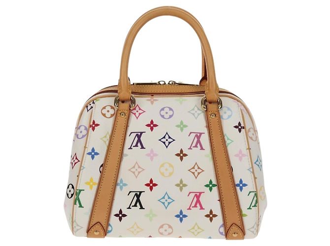 LOUIS VUITTON Handtasche Priscilla Monogramm Multicolor Weiß M40096 Auth 148523SAM - Ansicht 2