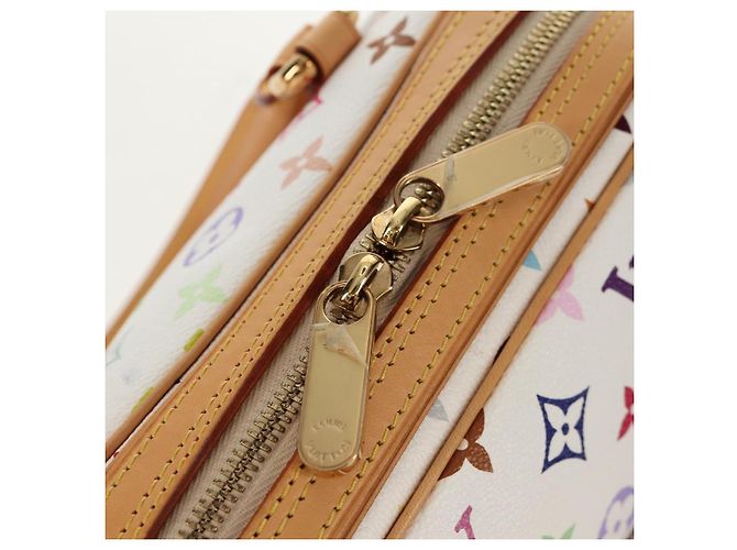 LOUIS VUITTON Handtasche Priscilla Monogramm Multicolor Weiß M40096 Auth 148523SAM - Ansicht 20