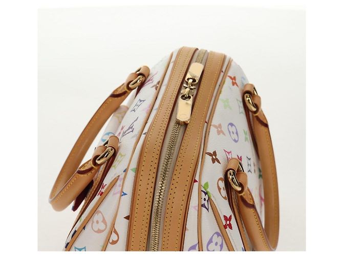 LOUIS VUITTON Handtasche Priscilla Monogramm Multicolor Weiß M40096 Auth 148523SAM - Ansicht 6