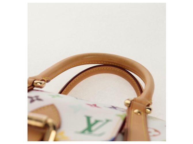 LOUIS VUITTON Handtasche Priscilla Monogramm Multicolor Weiß M40096 Auth 148523SAM - Ansicht 8
