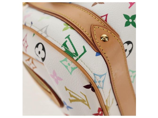 LOUIS VUITTON Handtasche Priscilla Monogramm Multicolor Weiß M40096 Auth 148523SAM - Ansicht 9