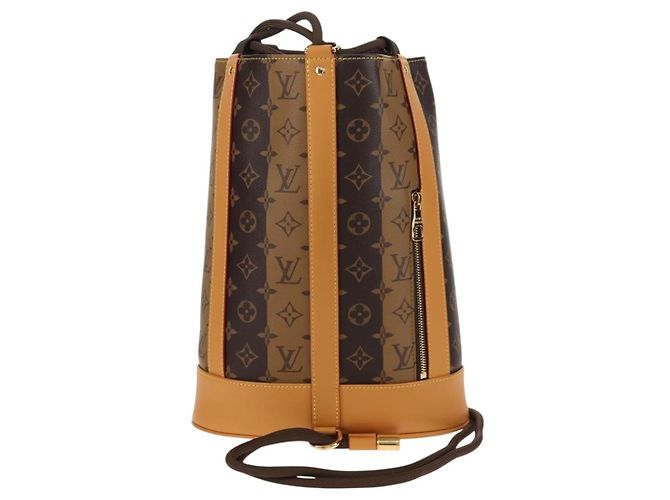 LOUIS VUITTON Borsa Messenger Randonnee Eclipse Stripe LVxNIGO M45968 Auth 148521SM Monogramma - vista 2