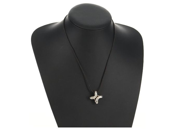 Hermès Collana HERMES Lima Ag925 Argento Auth 140415SM - vista 18
