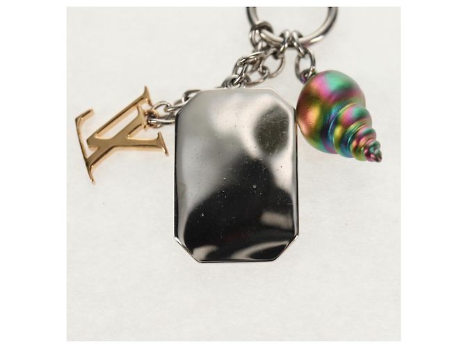 Collana a conchiglia LOUIS VUITTON metallo Argento M01495 LV Auth 136561SAM - vista 10