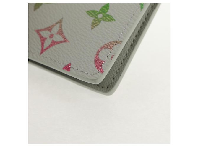 LOUIS VUITTON Multicolor Organizer De Poch Card Case Gray M13910 LV Auth 136560SAM Brown - view 14