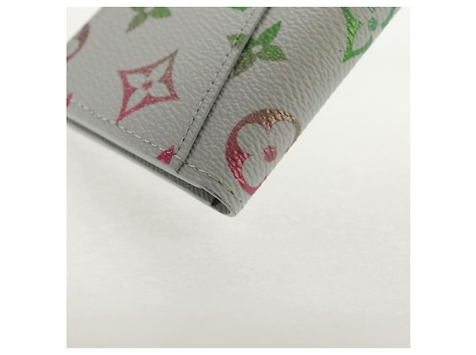 LOUIS VUITTON Multicolor Organizer De Poch Card Case Gray M13910 LV Auth 136560SAM Brown - view 16