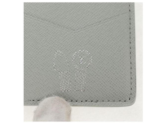 LOUIS VUITTON Multicolor Organizer De Poch Card Case Gray M13910 LV Auth 136560SAM Brown - view 17