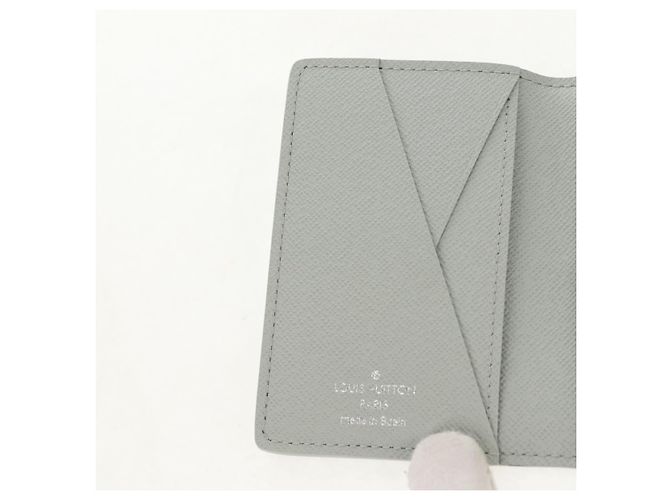 LOUIS VUITTON Multicolor Organizer De Poch Card Case Gray M13910 LV Auth 136560SAM Brown - view 18