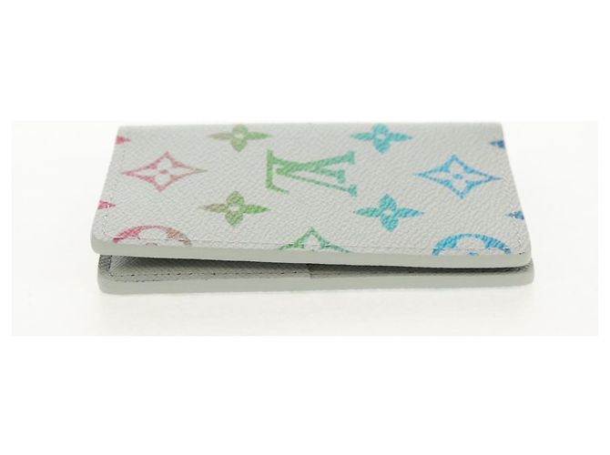 LOUIS VUITTON Multicolor Organizer De Poch Card Case Gray M13910 LV Auth 136560SAM Brown - view 4