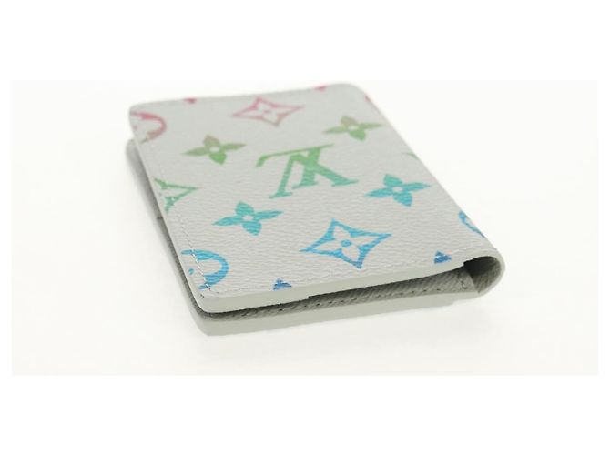 LOUIS VUITTON Multicolor Organizer De Poch Card Case Gray M13910 LV Auth 136560SAM Brown - view 5