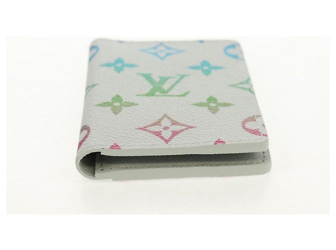 LOUIS VUITTON Multicolor Organizer De Poch Card Case Gray M13910 LV Auth 136560SAM Brown - view 6