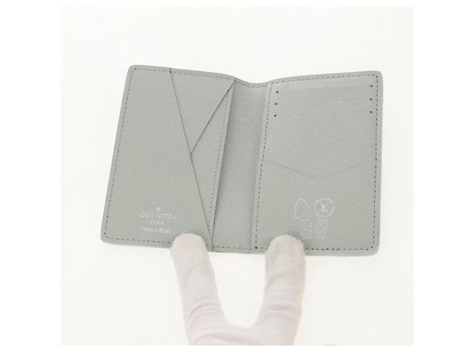 LOUIS VUITTON Multicolor Organizer De Poch Card Case Gray M13910 LV Auth 136560SAM Brown - view 9