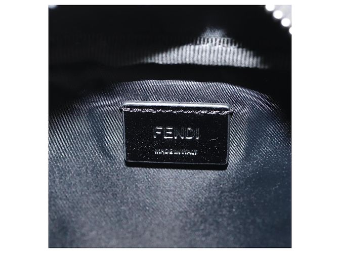 FENDI Zucca Canvas Tasche Weiß Silber Authentisch 140366SAM - Ansicht 18
