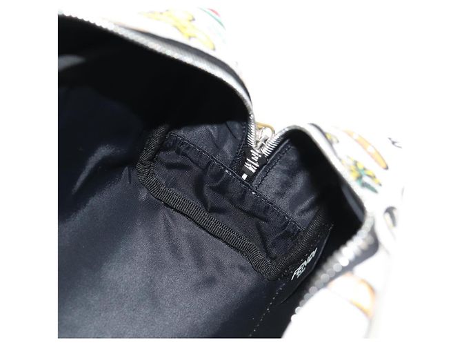 FENDI Zucca Canvas Tasche Weiß Silber Authentisch 140366SAM - Ansicht 19