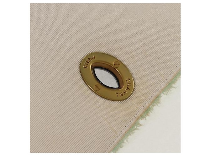Zaino CHANEL Matelassé COCO Mark in velluto rosa con CC dorato Auth 138517SM D'oro - vista 32
